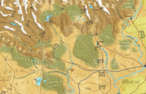 Wild West map by Dungeon Master Gaz